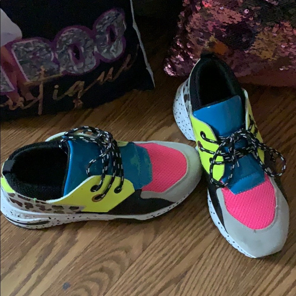 Cute colorful sneakers